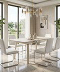 Bellaro Travertine Extendable Dining Table