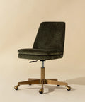 Berget Bergen Olive Fabric Swivel Office Chair -1