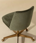 Berget Bergen Olive Fabric Swivel Office Chair -3