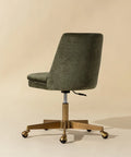 Berget Bergen Olive Fabric Swivel Office Chair -4
