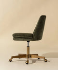 Berget Bergen Olive Fabric Swivel Office Chair -5
