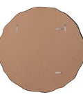 Bern Dark Antique Brass Modern Wall Mirror -3