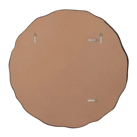 Bern Dark Antique Brass Modern Wall Mirror -3