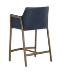 Bernadette Admiral Modern Faux Leather Counter Stool -4