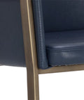 Bernadette Admiral Modern Faux Leather Counter Stool -7