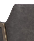 Bernadette Grey Modern Faux Leather Counter Stool-4