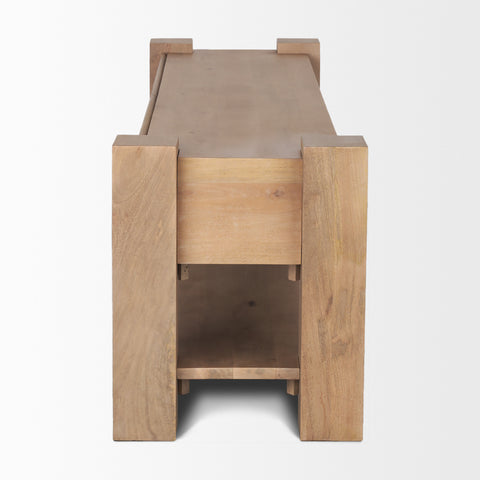 Beth Light Brown Mango Wood Media Console-3