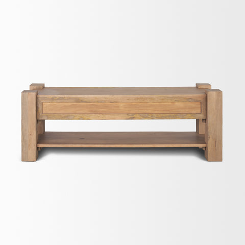 Beth Light Brown Mango Wood Media Console-4