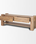 Beth Light Brown Mango Wood Media Console-6