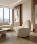Beverly Beige Chenille Accent Chair