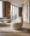 Beverly Cream Boucle Accent Chair