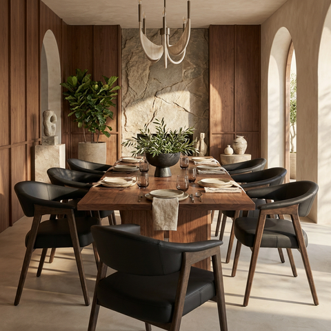 Bexley Black Upholstered Dining Chair - Set of 2