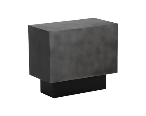 Blakely Gunmetal Steel End Table-3