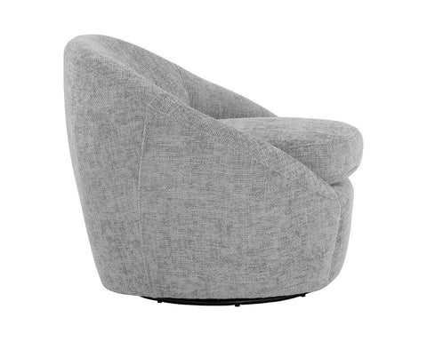 Bliss Grey Swivel Accent Chair -3
