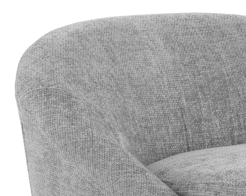 Bliss Grey Swivel Accent Chair -5