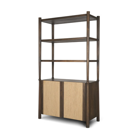 Bondi Solid Mango Wood Shelving Unit-1