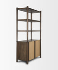 Bondi Solid Mango Wood Shelving Unit-4