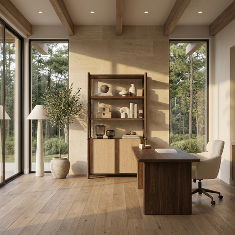 Bondi Solid Mango Wood Shelving Unit
