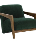 Bosco Green Fabric Accent Chair -1