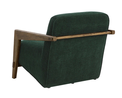 Bosco Green Fabric Accent Chair -5