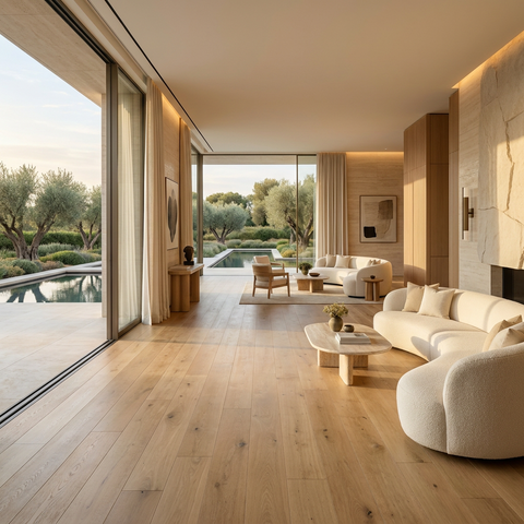 Boundless Sand 9mm Waterproof SPC Vinyl Flooring