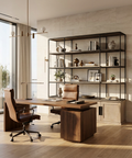 Braxton Large Three Shelf Solid Mango Wood Shelving Unit 
