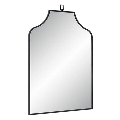 Breda Black Modern Wall Mirror-2