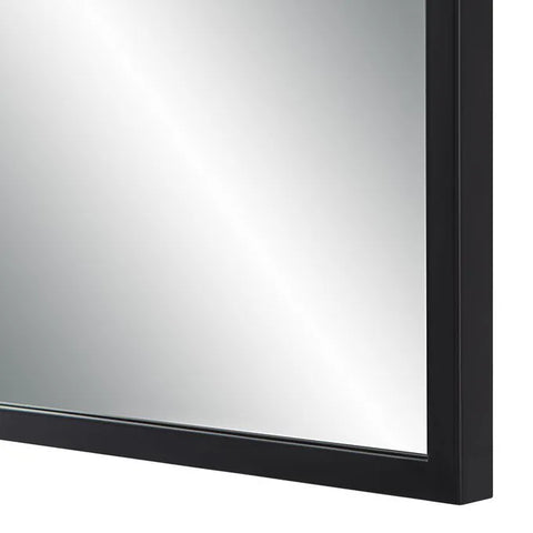 Breda Black Modern Wall Mirror-3