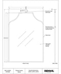 Breda Black Modern Wall Mirror-5