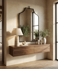 Breda Black Modern Wall Mirror