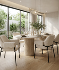 Brently Cream Boucle Dining Chair – Mercana