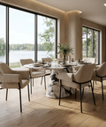Brently Oatmeal Upholstered Dining Chair – Mercana