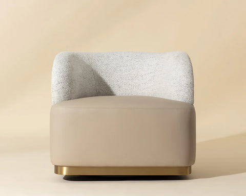Brinda Beige Swivel Accent Chair-2