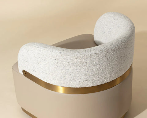 Brinda Beige Swivel Accent Chair-5