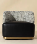 Brinda Black Swivel Accent Chair-2