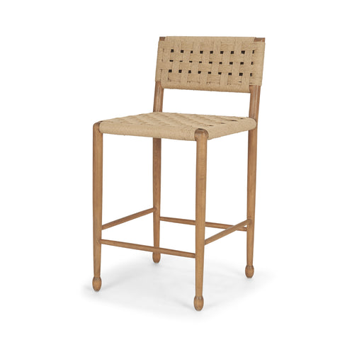 Brinley Modern Woven Counter Stool -1