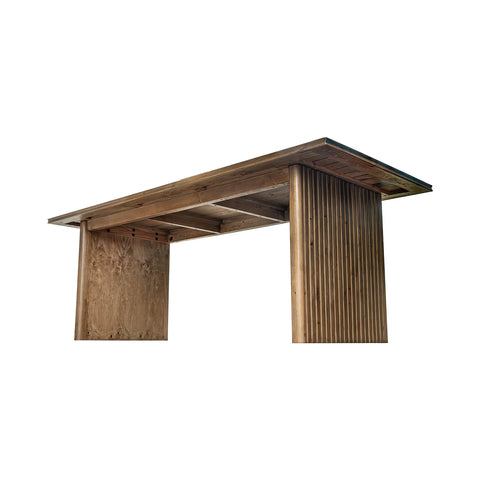 Britanica Reclaimed Pine Wood Dining Table-5