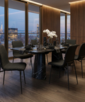 Brixx Black Faux Leather Dining Chairs - Set of 2