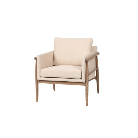 Bronte Beige Fabric Accent Chair-1