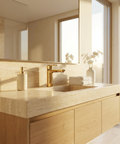 C67 Polished Gold Single Hole Bathroom Faucet