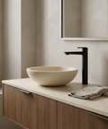 C67 Tall Black Single Hole Bathroom Faucet 