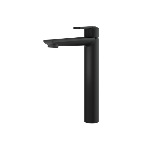 C67 Tall Black Single Hole Bathroom Faucet -1