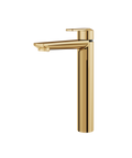 C67 Tall Polished Gold Single Hole Bathroom Faucet -1