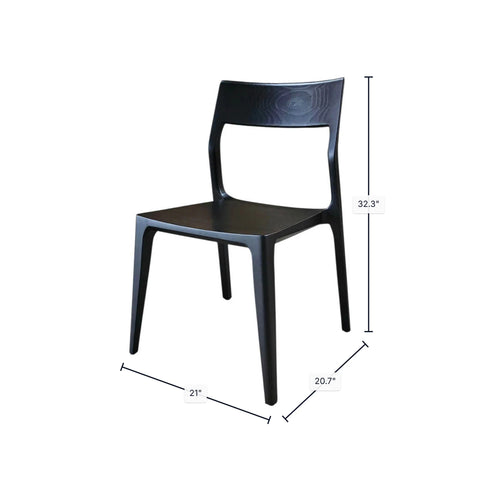 Catania Black - Dining Chair LH (Set Of Two)