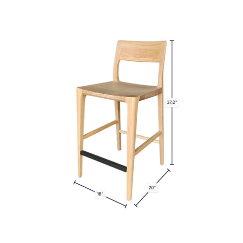 Catania Natural - Counter Chair LH