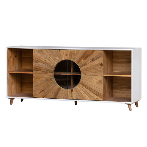 reclaimed wood sideboard cabinet