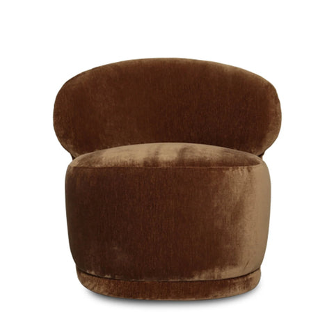 Rollo Velvet Bronze - Accent Chair LH