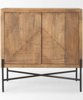Cairo Light Brown Mango Wood Accent Cabinet-2