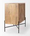 Cairo Light Brown Mango Wood Accent Cabinet-4