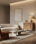 Cairo Light Brown Mango Wood Accent Cabinet